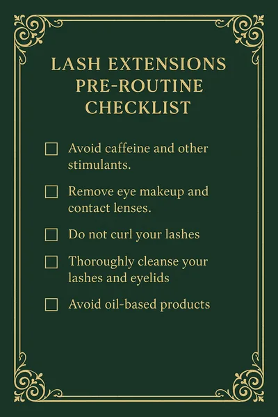 Mary's printed pre-appointment checklist card